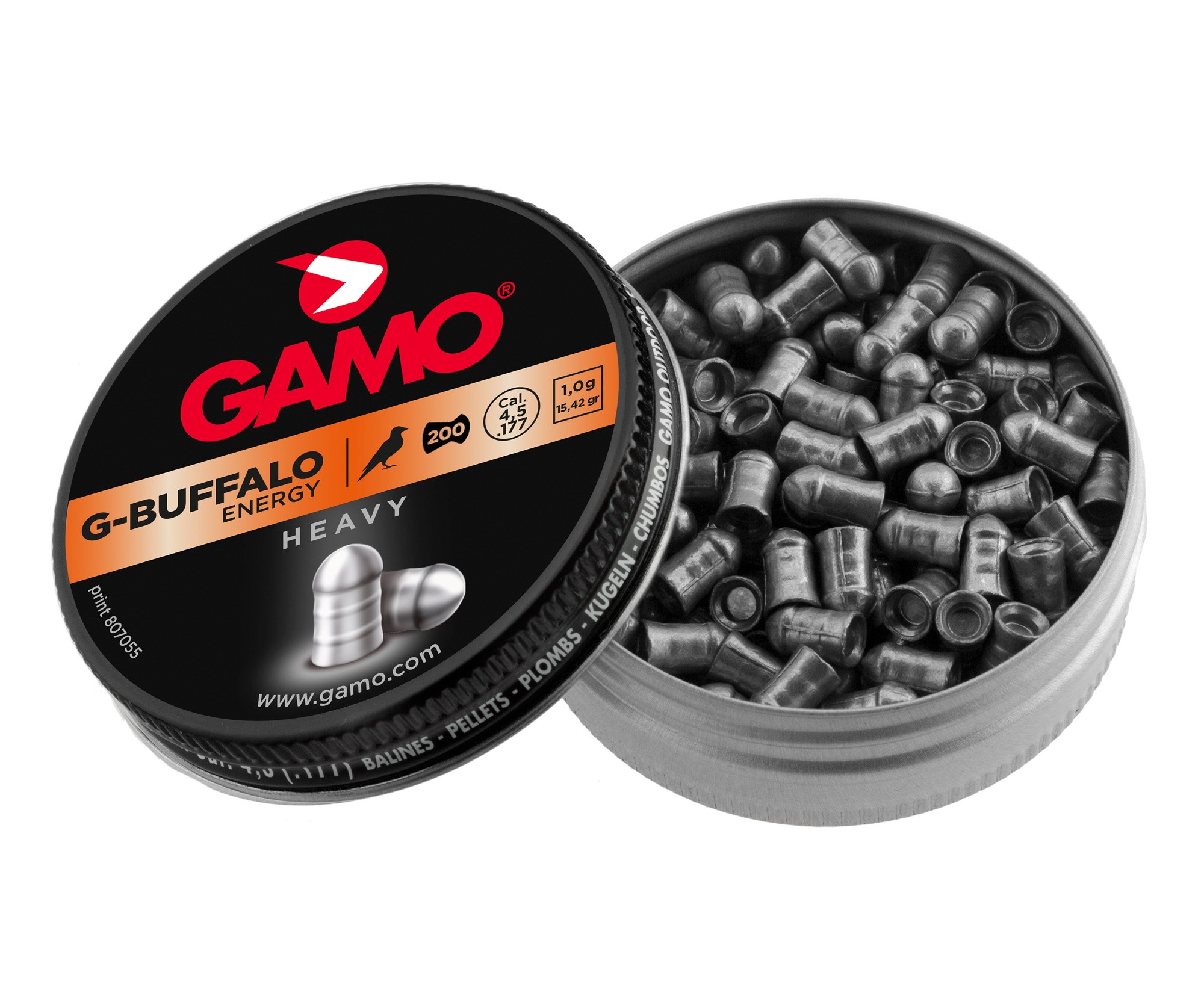 Пули Gamo G-Buffalo 4,5 мм, 1,0 грамм, 200 штук, изображение 2