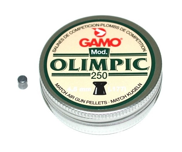 Пули Gamo Olimpic 4,5 мм, 0,49 грамм, 250 штук, изображение 2