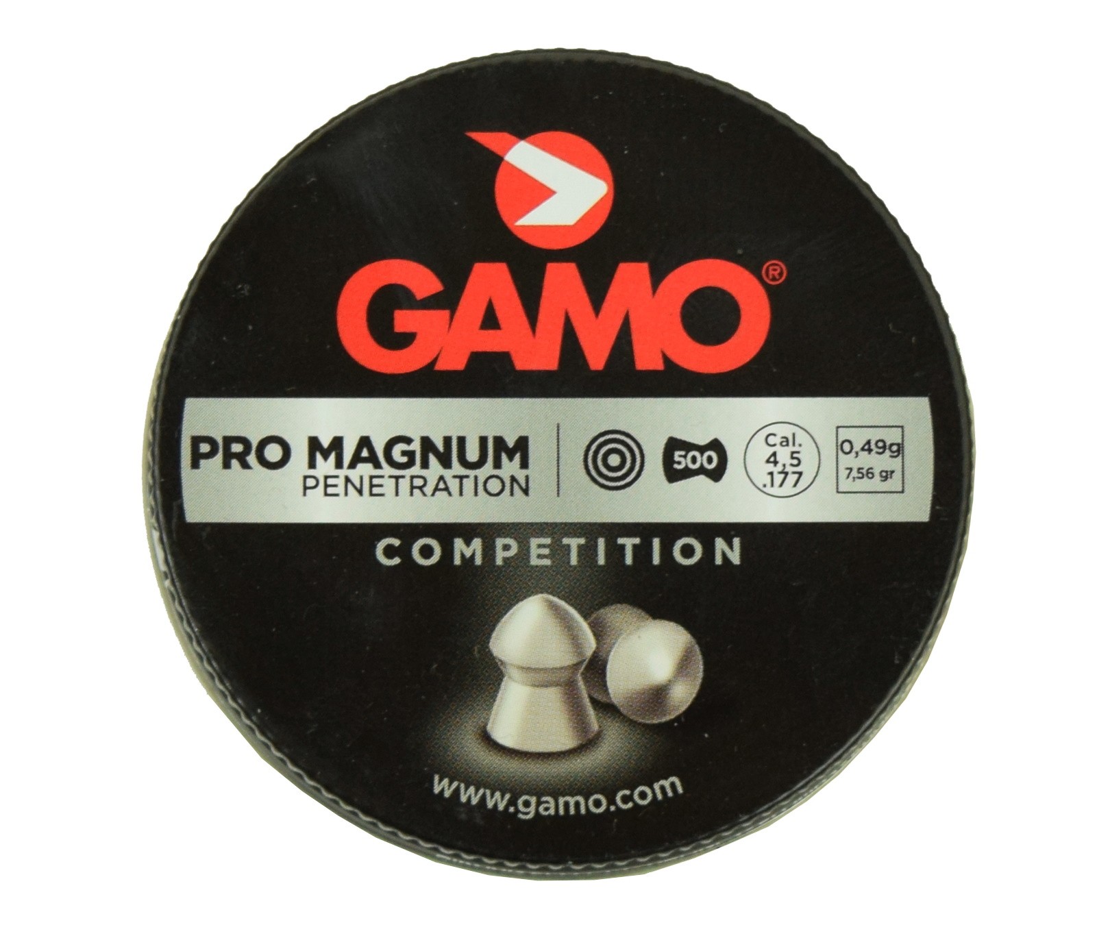 Пули Gamo Pro Magnum 4,5 мм, 0,49 грамм, 500 штук