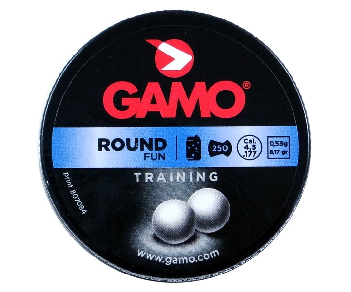 Шарики Gamo Round 4,5 мм, 0,53 грамм, 250 штук