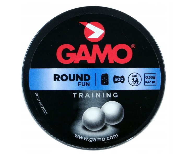 Шарики Gamo Round 4,5 мм, 0,53 грамм, 500 штук