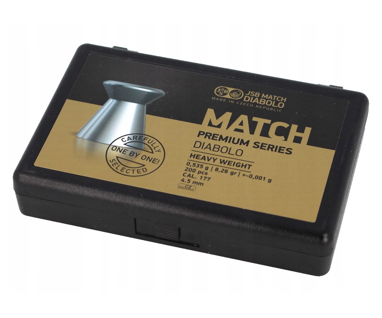 Пули JSB Match Premium Heavy 4,5 мм, 0,535 грамм, 200 штук
