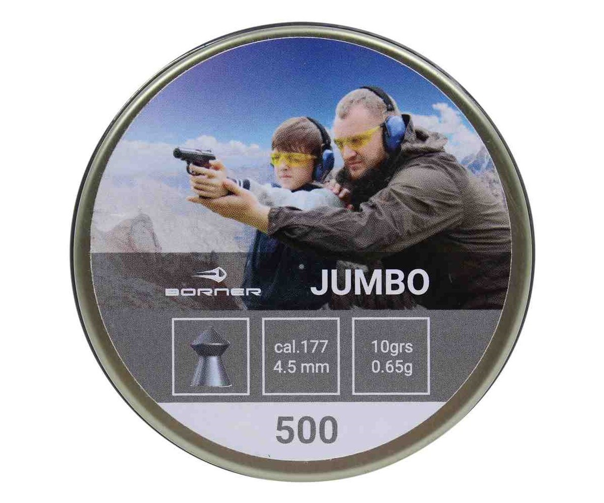 Пули Borner Jumbo 4,5 мм, 0,65 грамм, 500 штук