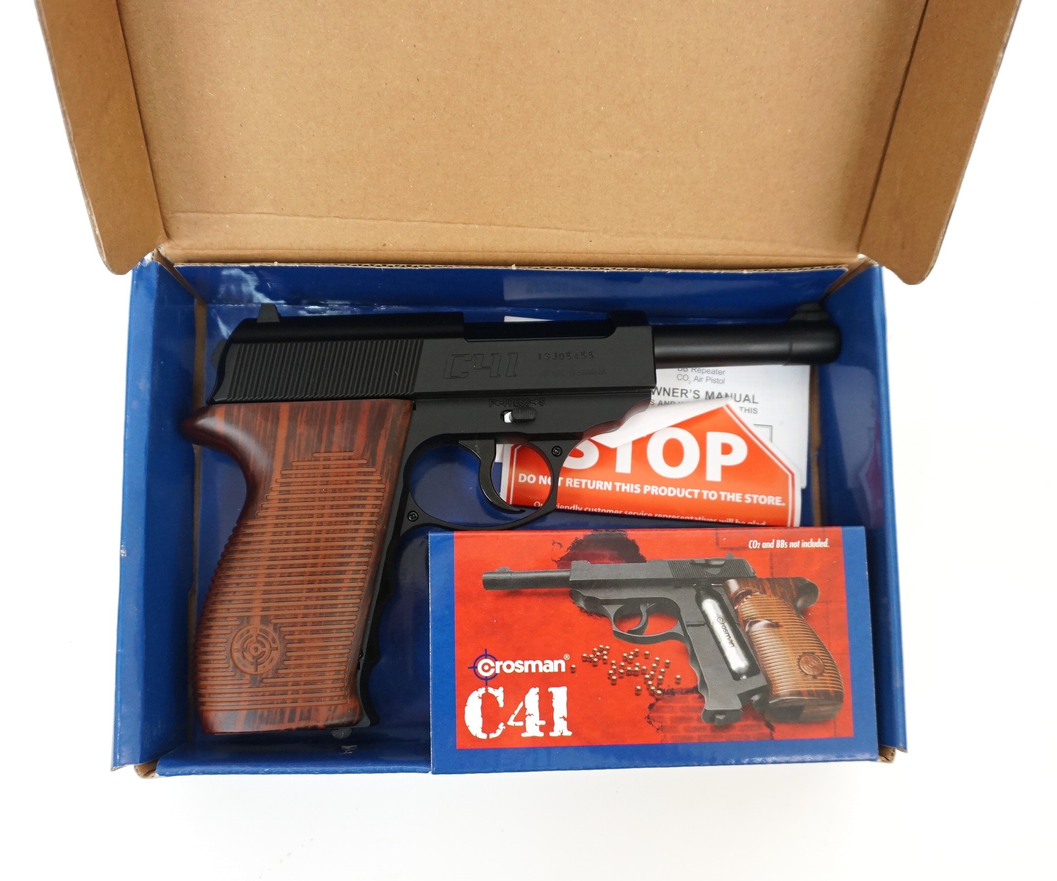 Пневматический пистолет Crosman C41 (Walther P.38), изображение 5