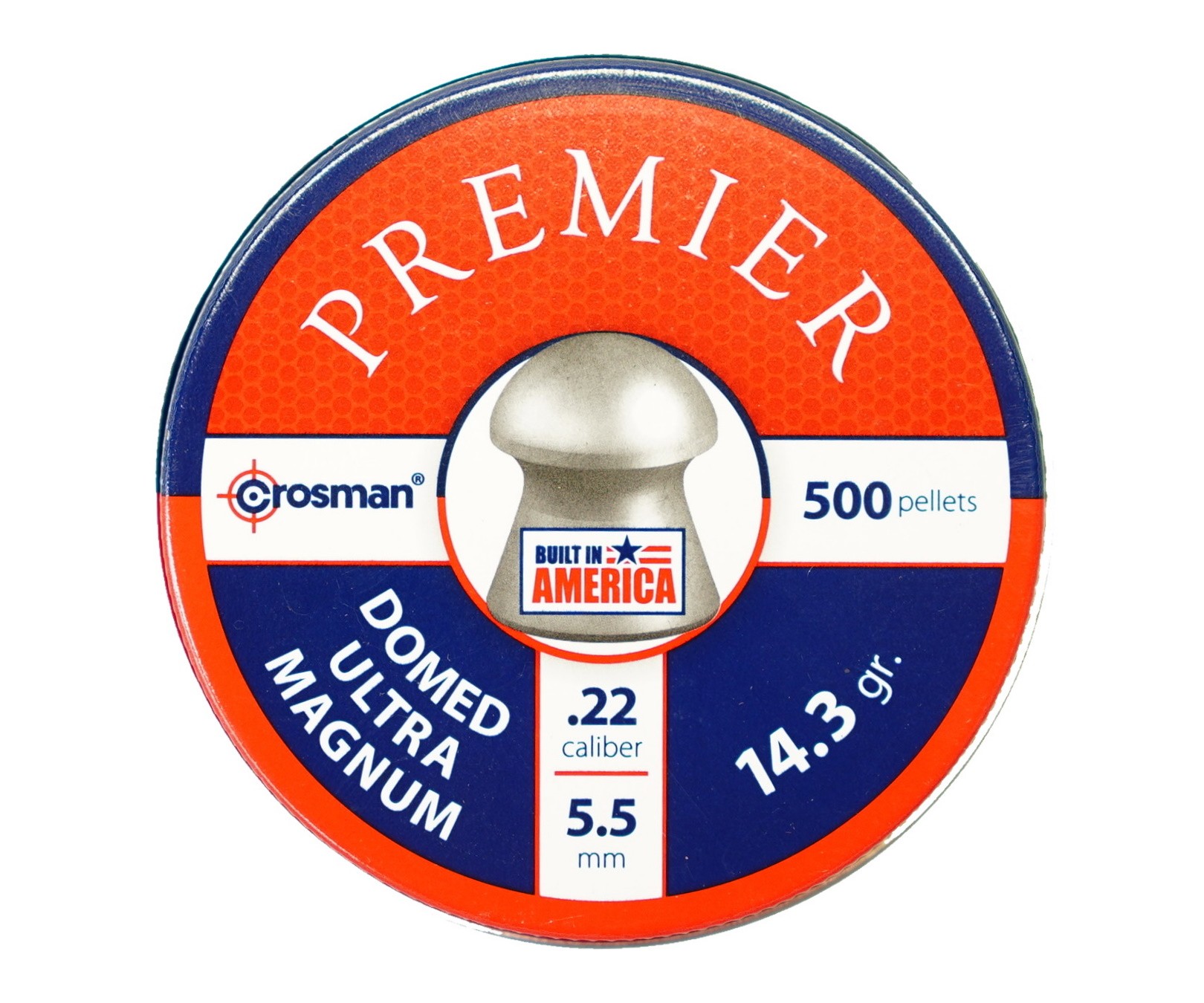 Пули Crosman Premier Domed 5,5 мм, 0,93 г (500 штук)